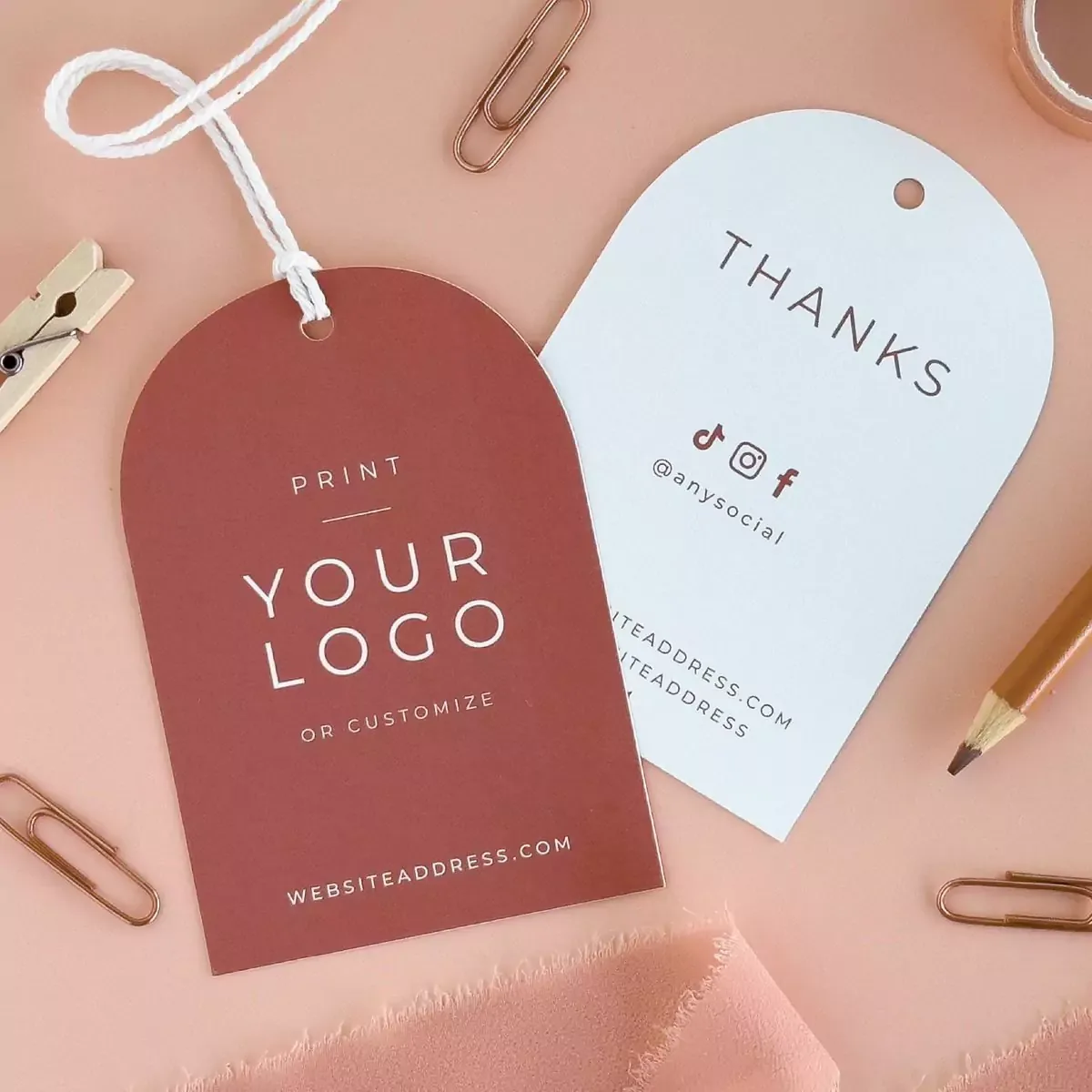 Matte Paper Tags Printing